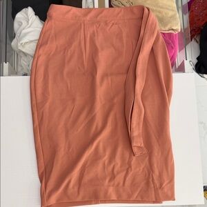 Express Terracotta Pencil Skirt